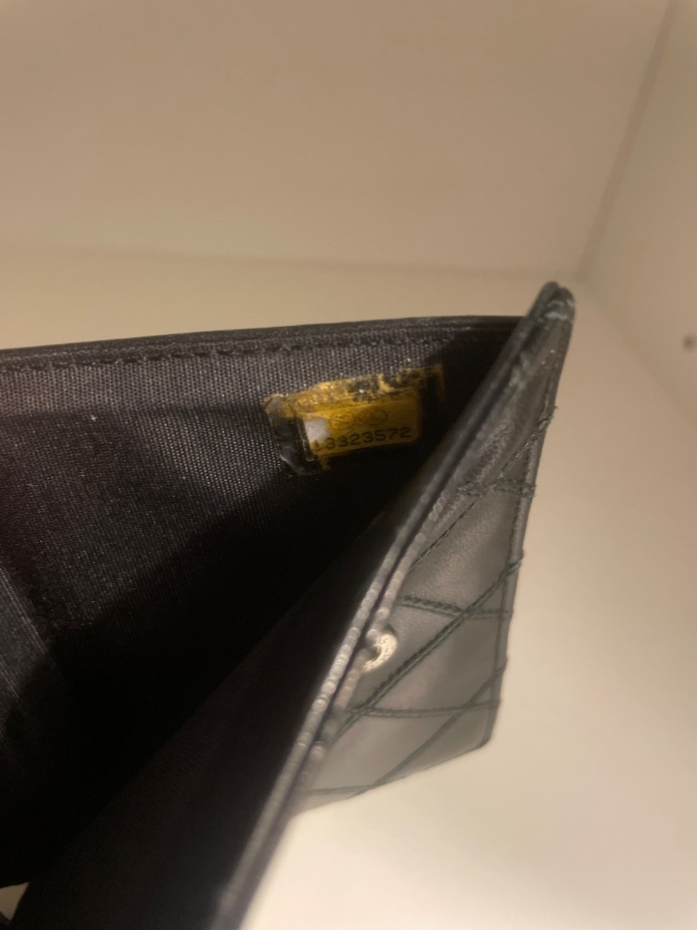 CHANEL Black Lambskin Quilted Wallet - Picture 5 of 12